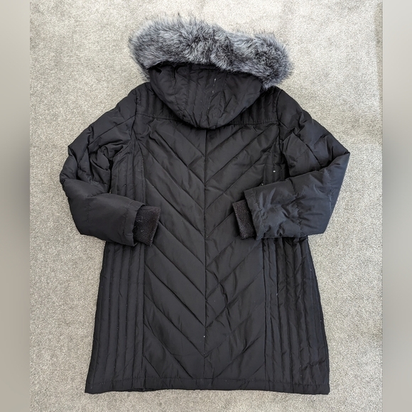LAURA Women's Down Feather Black Winter Jacket Size Large - Picture 2 of 11
